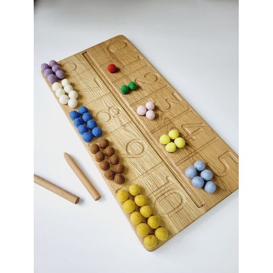 Deska XL - sled čísel 1-10