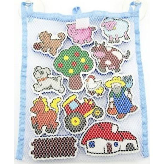 Pěnová sada Vodolepky - Moje první zvířátka farma - 12ks