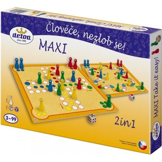 Člověče, nezlob se maxi 2v1 - společenská hra