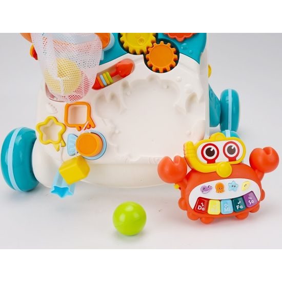 Haunger chodítko 2v1 s hracím stolečkem Active Table modré