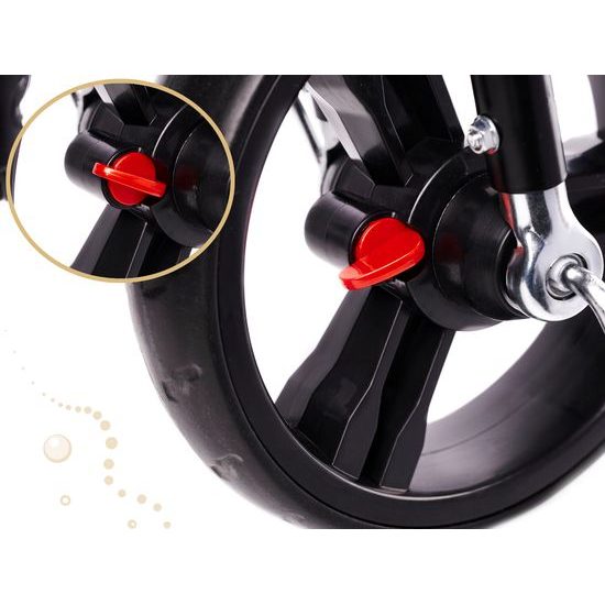 Dětská tříkolka Fix Lite s otočným sedadlem 3v1 modrá