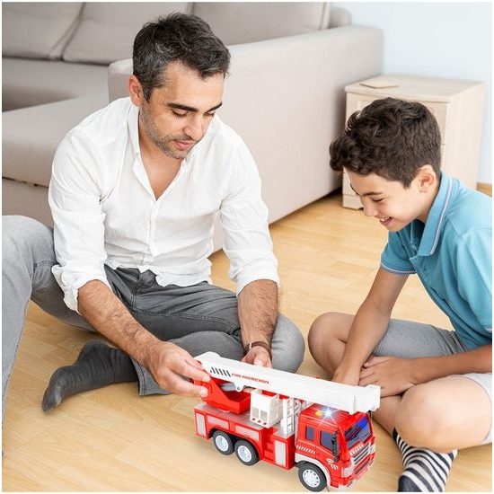 Dětské požární auto se světly a zvuky City Service 1:16