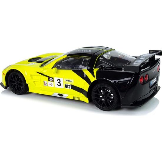 Sportovní závodní auto na dálkové ovládání - žluté