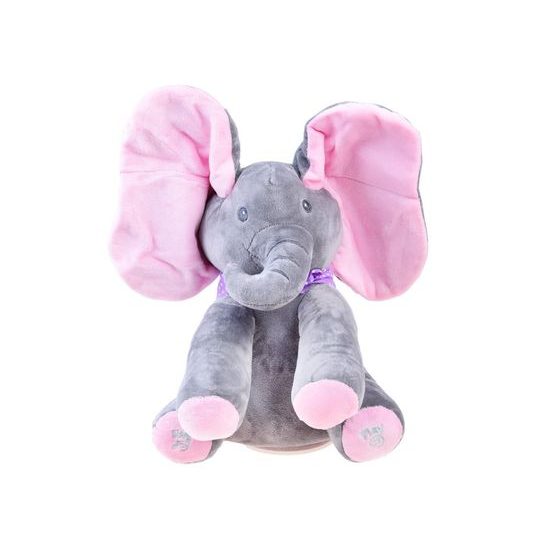 Interaktivní plyšový slon Bodo růžový