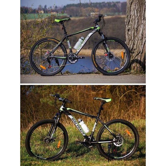 MalTrack odpružené horské kolo Team Green 26" černo-zelené