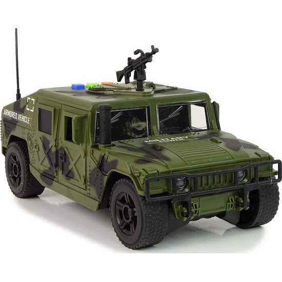 Vojenské vozidlo na setrvačník