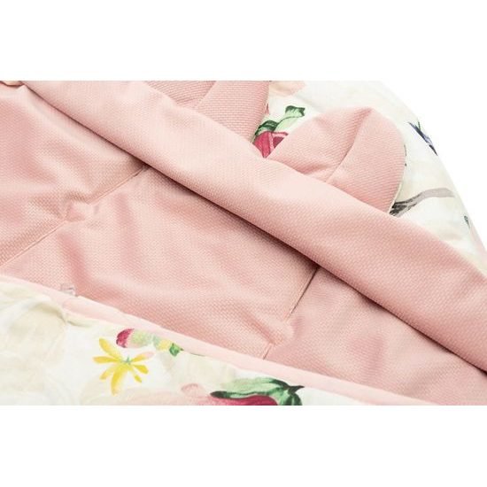 Dětská zavinovačka do autosedačky XL Sensillo Velvet - magnolie