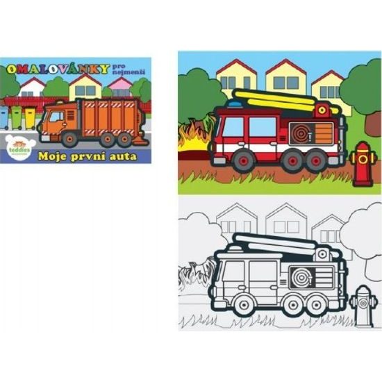 Omalovánky - Moje první auta