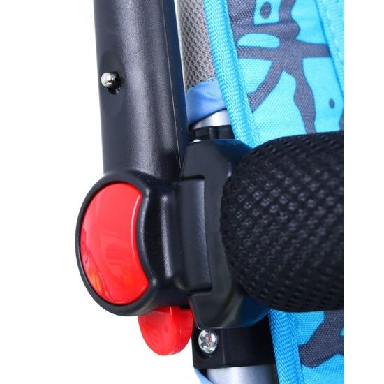 Majlo Toys dětská tříkolka Storm s gumovými koly modrá