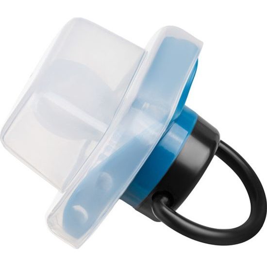 Dudlík silikonový 12m+, modročerná