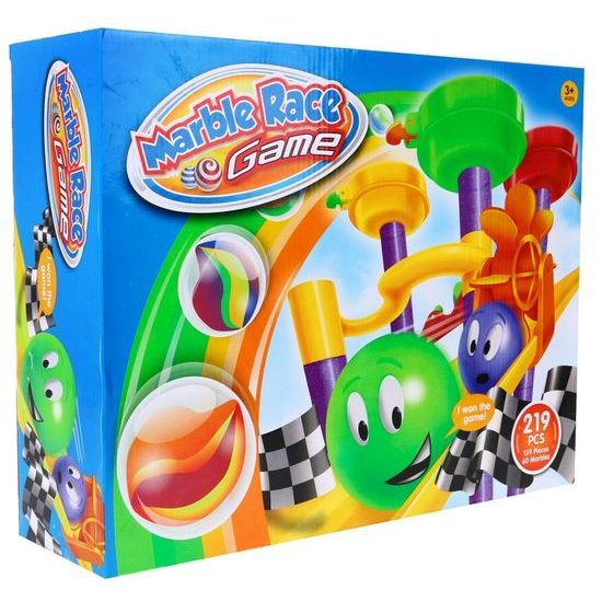 Majlo Toys dětská kuličková dráha 219 dílků Marble Race