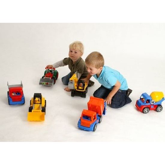 Auto Truxx traktor nakladač s figurkou