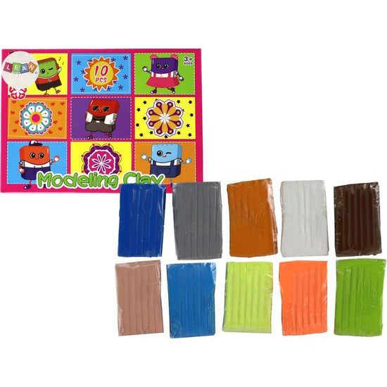 Umělecká sada plastelíny10 barev