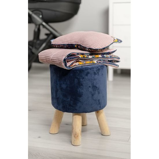 Souprava do kočárku Wafel boho růžová