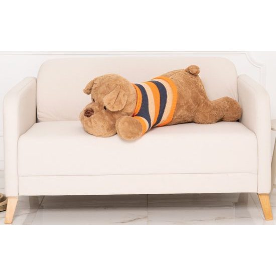 Plyšový pejsek Rek 100 cm - hnědý