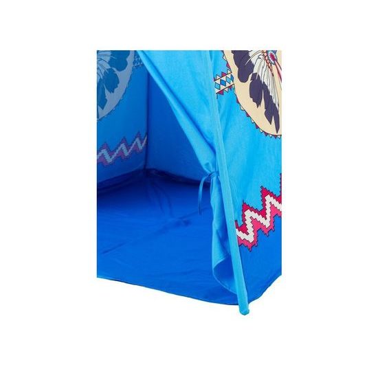 Ecotoys dětský indiánský stan modrý