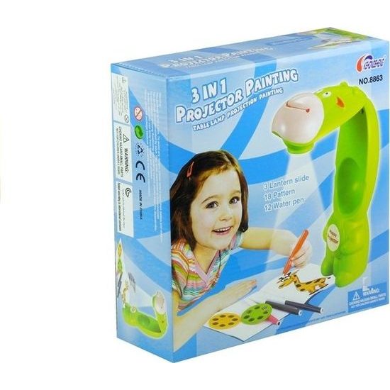 Projektor ke kreslení zelená žirafa