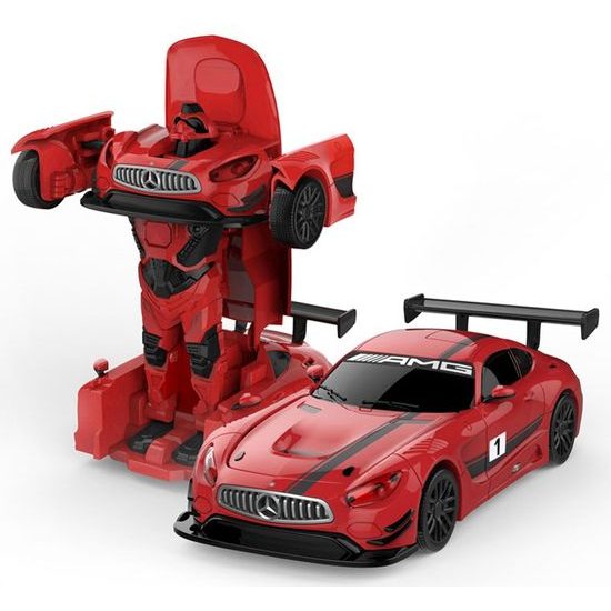 Rastar robot transformer 2v1 Mercedes GT3 AMG v měřítku 1:32