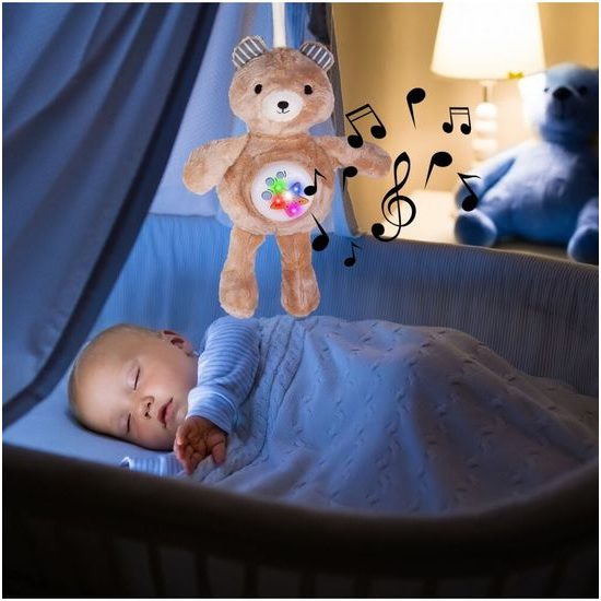 Plyšový medvídek s projektorem a melodiemi Cuddle Bear