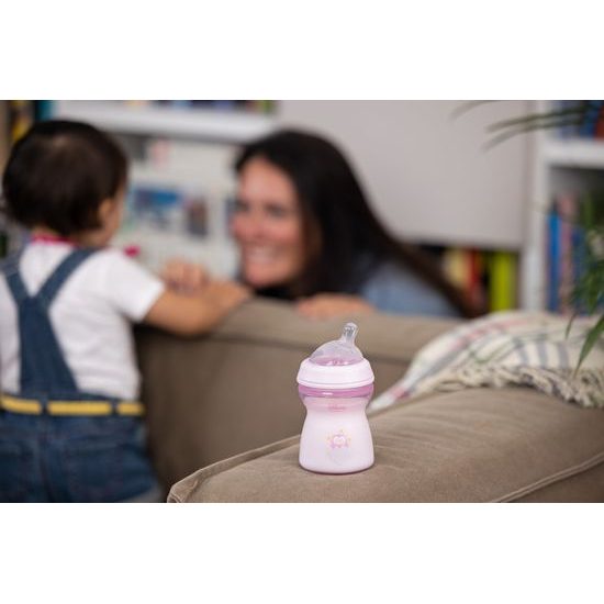 CHICCO Láhev kojenecká Natural Feeling 250ml, 2m+, Girl