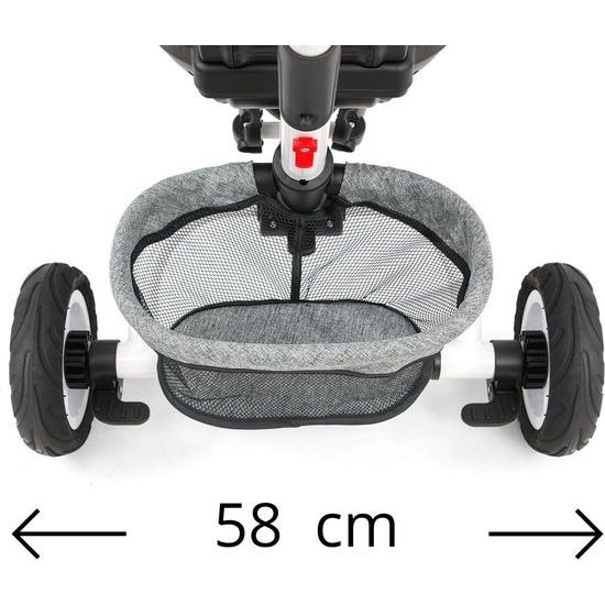 Dětská tříkolka 6v1 Milly Mally Stanley grey