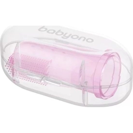 Masážní kartáček na zuby a dásně růžová