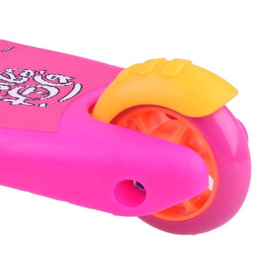 Dětská koloběžka Crazy Scooter se svítícími koly - růžová