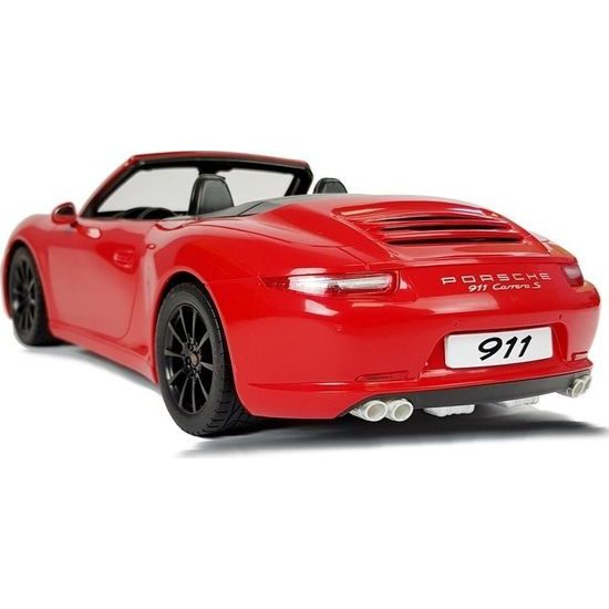 Rastar auto na dálkové ovládání Porsche 911 Carrera S 1:12 červené