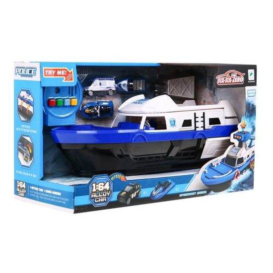 Policejní loď na baterie s příslušenstvím Police Boat