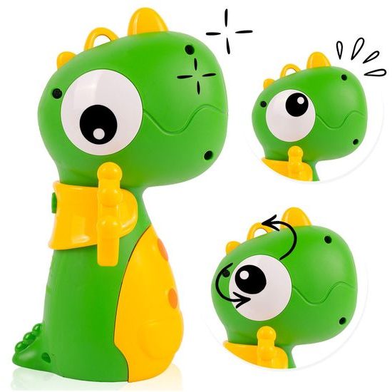 Bublifuk na baterie Zelený dinosaurus