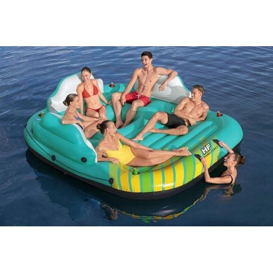 Nafukovací koupací ostrov pro 5 osob Bestway 43407 Sunny Lounge 291x265x83cm