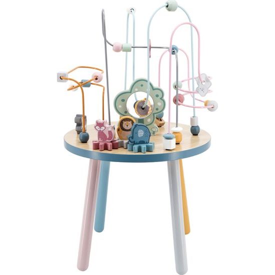 Dřevěný stoleček s aktivitami Viga