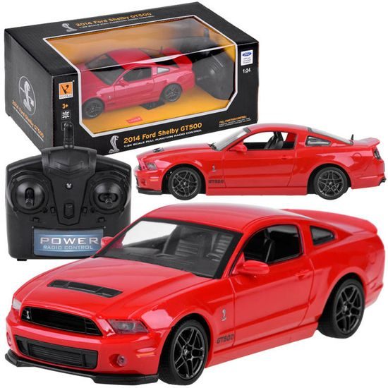 Autíčko na diaľkové ovládanie Ford Shelby GT500 1:24 červené