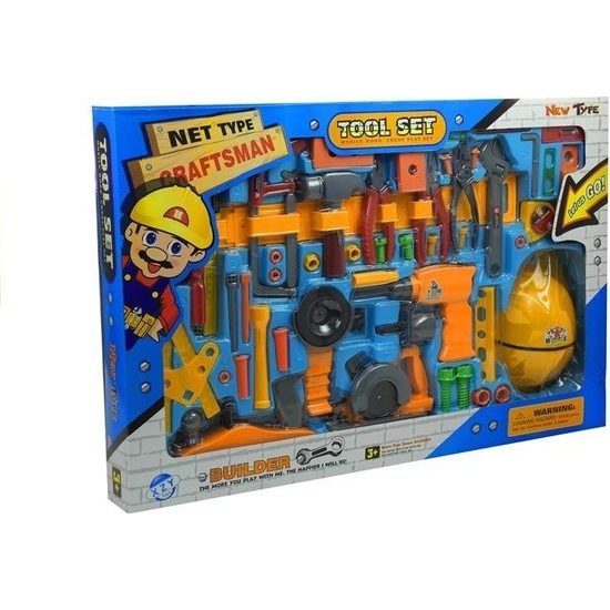 Velká sada nářadí pro malého kutila + pásek 55ks