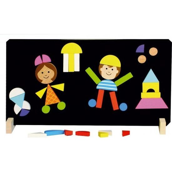 Magnetické puzzle děti