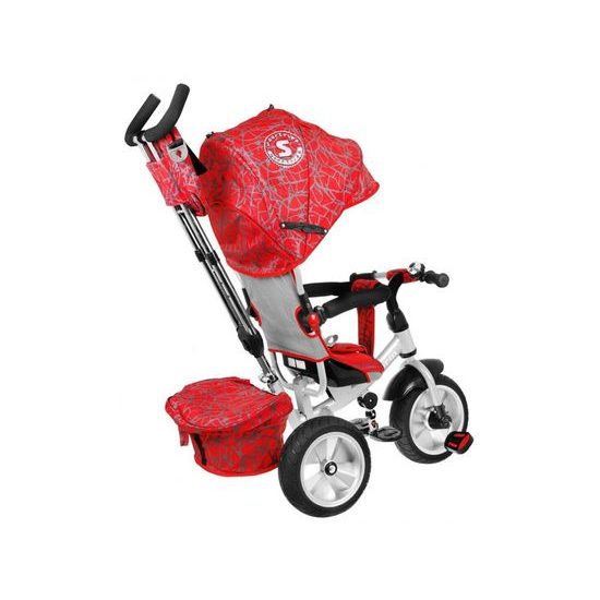 Majlo Toys dětská tříkolka Storm s gumovými koly červená