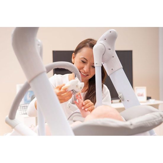 Kojenecké houpací křeslo Indigo black wine