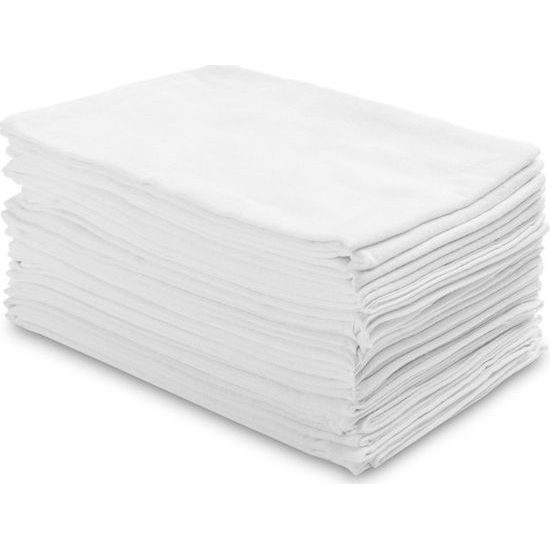 Flanelová plena bílá