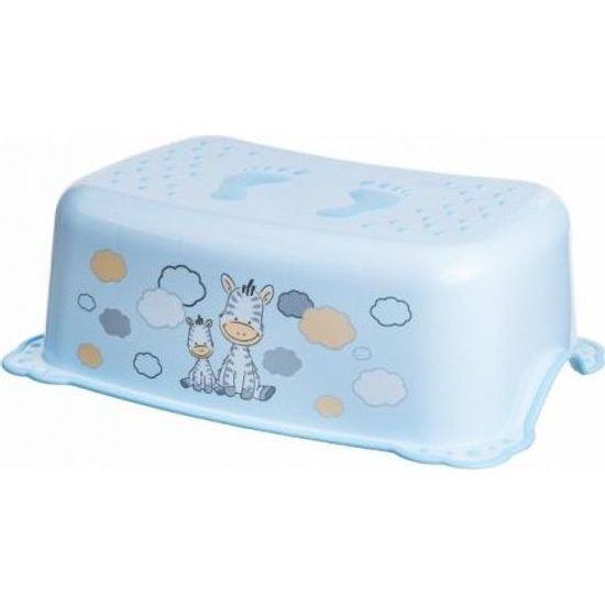 MALTEX Podnožka 2K Zebra světle modrá