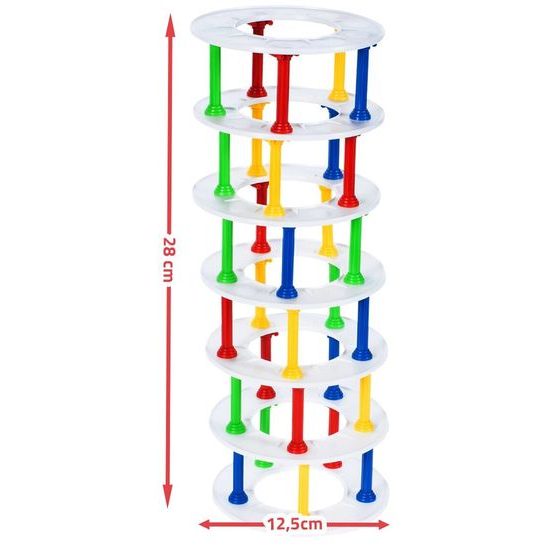 Dětská dovednostní hra Padající věž