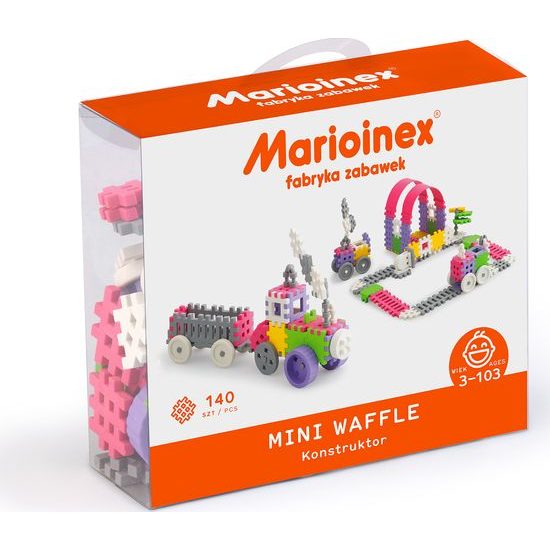 Stavebnicové kostky WAFLE MINI 140 holka