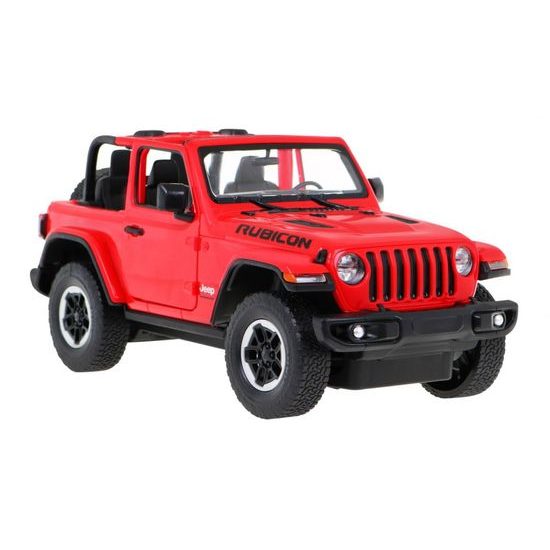 Rastar auto na dálkové ovládání Jeep Wrangler JL 1:14 červené