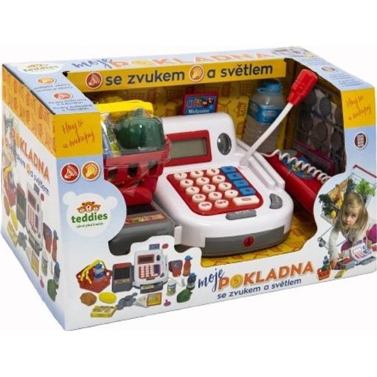 Pokladna digitální s doplňky na baterie