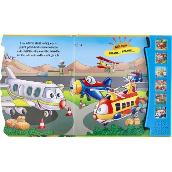 Zvuková knížka Malé modré autíčko