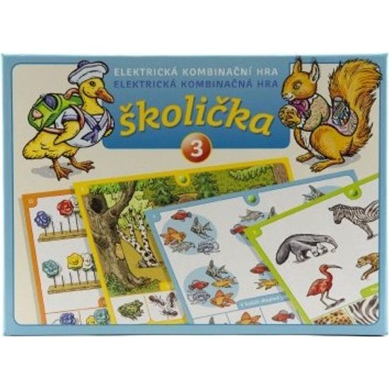 Školička 3 - společenská hra na baterie