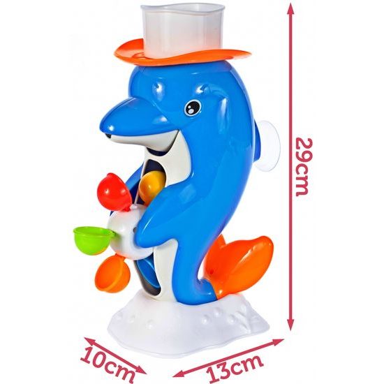 Delfínek pro děti do vany s kolovrátkem Water Dolphin