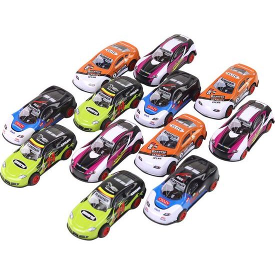 Sada 12 sportovních autíček