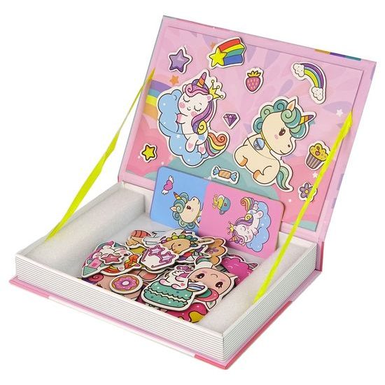 Magnetická ukládačka s jednorožci Color Day