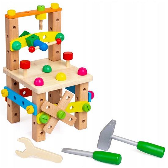 Doris dřevěná šroubovací židlička Working Chair