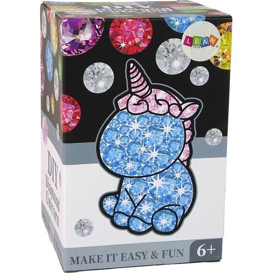 Diamantová sada pro tvorbu jednorožce - hnědý